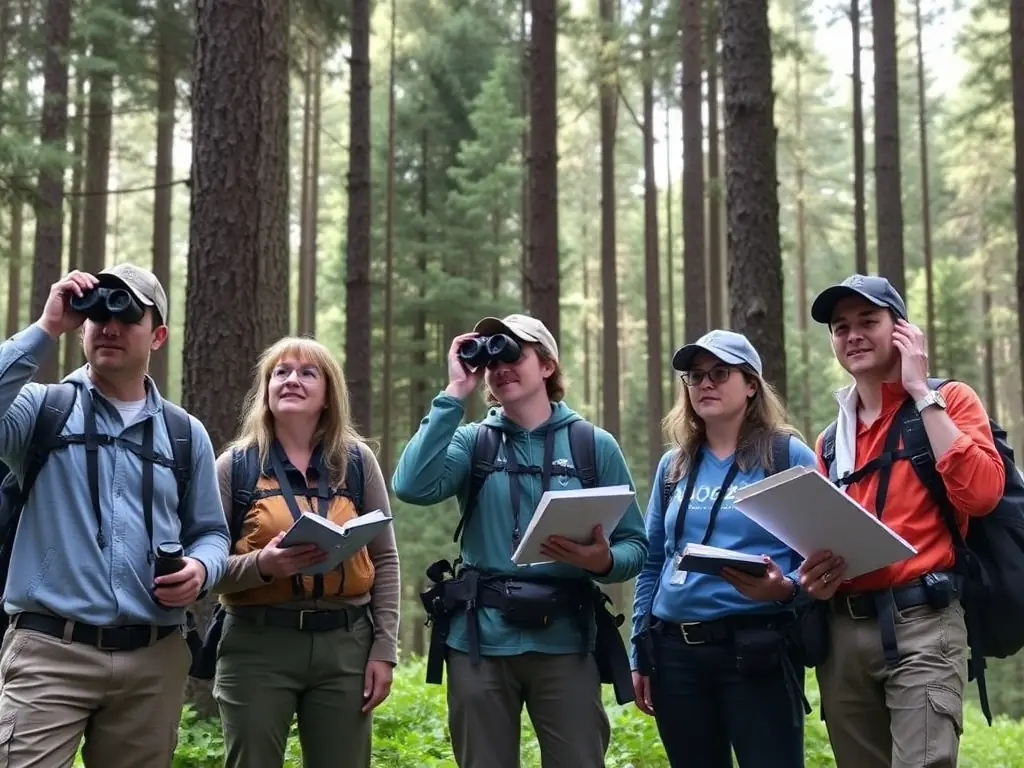 A photograph depicting ACCA members participating in a controlled hunt, emphasizing responsible hunting practices and wildlife management.